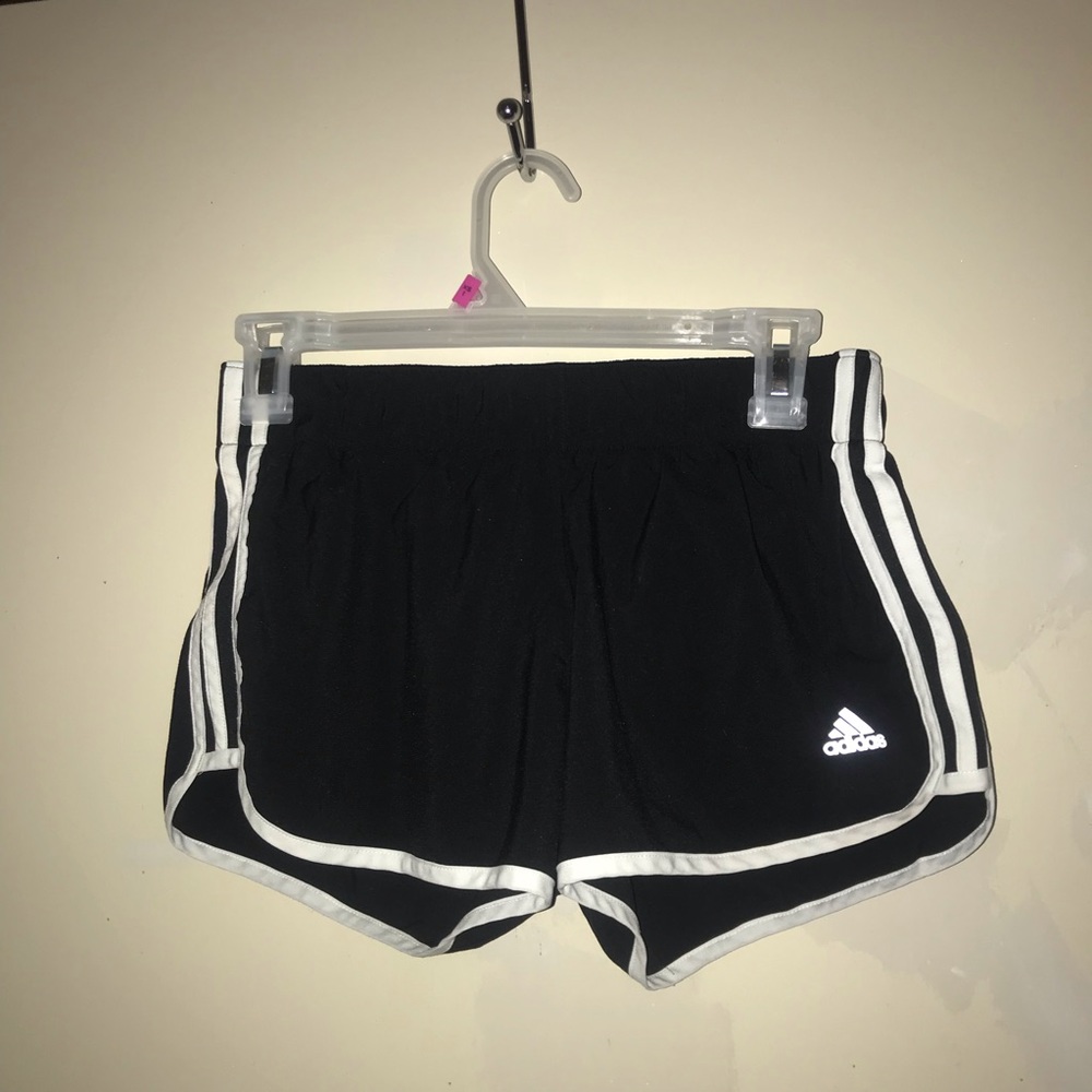 Adidas black athletic shorts